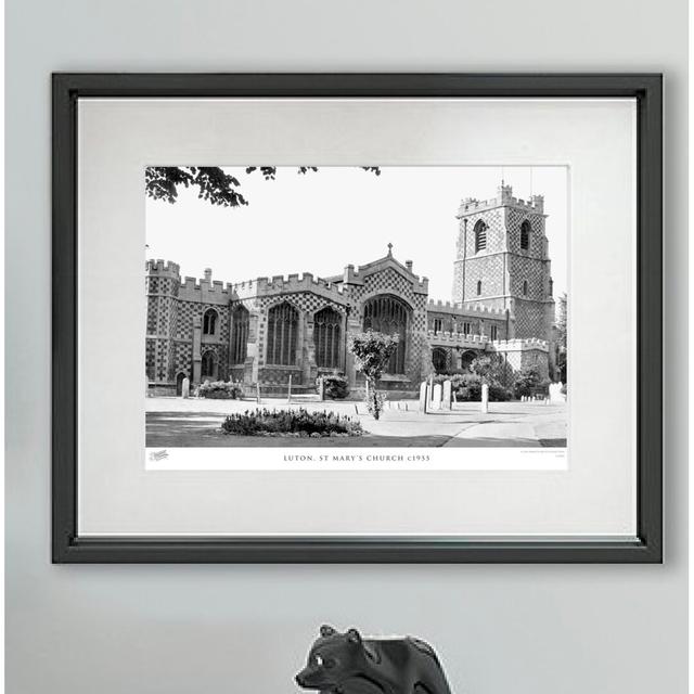 Luton, St Mary - Single Picture Frame Print The Francis Frith Collection Size: 40cm H X 50cm W x 2cm D on Productcaster.