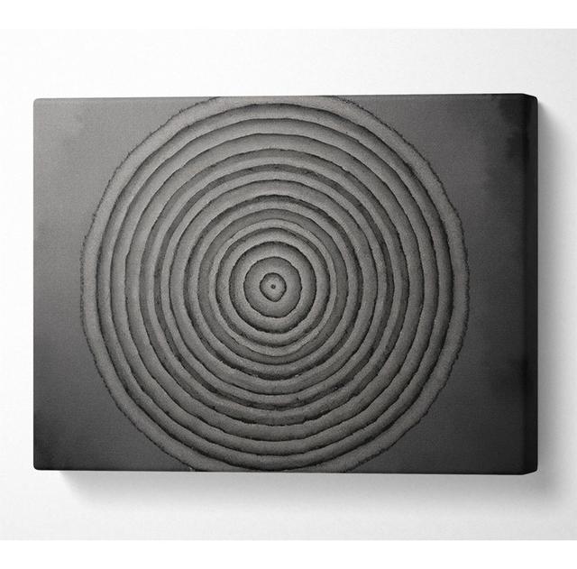 Perfect Circular Sand Formation Zen - Print Latitude Run Size: 101.6cm H x 142.2cm W x 10cm D on Productcaster.