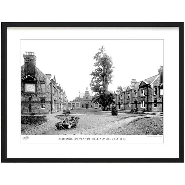 Ashford, Rowlands Hill Almshouses 1895 by Francis Frith - Single Picture Frame Print The Francis Frith Collection Size: 45cm H x 60cm W x 2.3cm D on Productcaster.