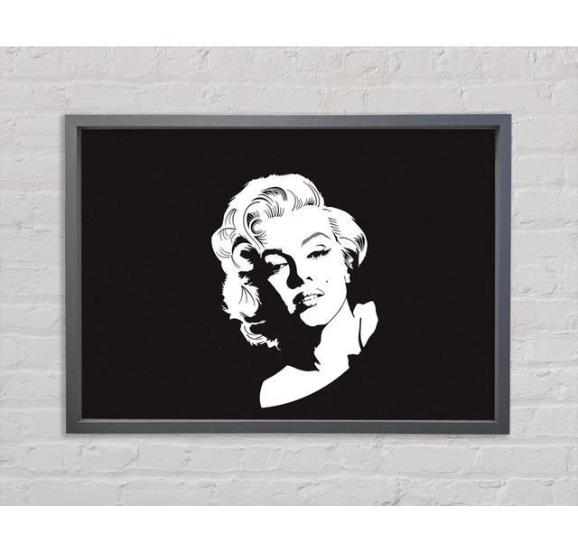 Marilyn Monroe Biografie - Einzelner Bilderrahmen Kunstdrucke auf Leinwand Bright Star Größe: 100 cm H x 141,4 cm B x 3,3 cm T on Productcaster.