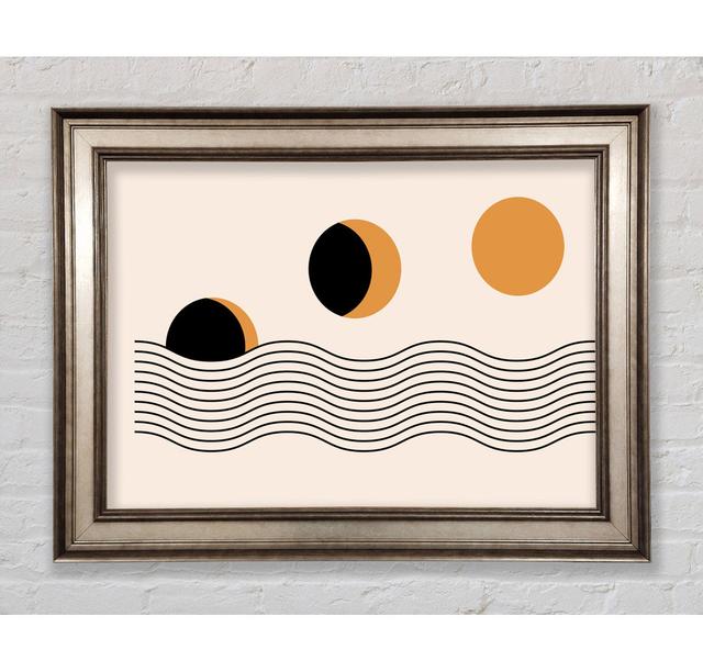 The Sun Above The Sea - Single Picture Frame Art Prints Bright Star Size: 42cm H x 59.7cm W x 8cm D on Productcaster.