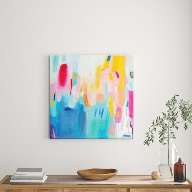 Airport Road by Amira Rahim Art Print on Wrapped Canvas East Urban Home Size: 76cm H x 76cm W x 3.8cm D on Productcaster.