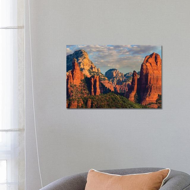 Mountains, Red Rock-Secret Mountain Wilderness, Arizona I by Tim Fitzharris - Wrapped Canvas Print Alpen Home Size: 45.72cm H x 66.04cm W x 1.91cm D on Productcaster.