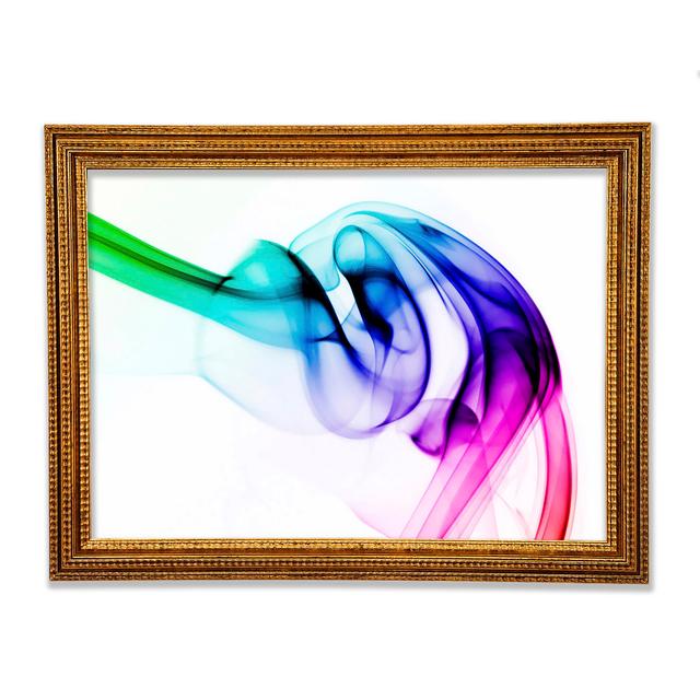 Vibrant Smoke - Single Picture Frame Art Prints Ivy Bronx Size: 42cm H x 59.7cm W x 3cm D on Productcaster.