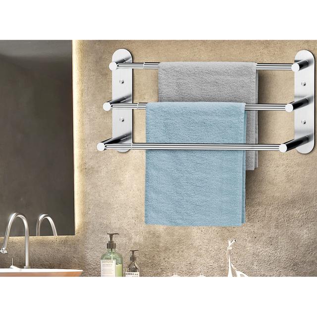 Adelgund 37cm 3 - Bar Wall Towel Bar Rebrilliant on Productcaster.