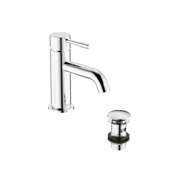 Mila Mono Basin Mixer with Waste Bristan Finish: Chrome on Productcaster.