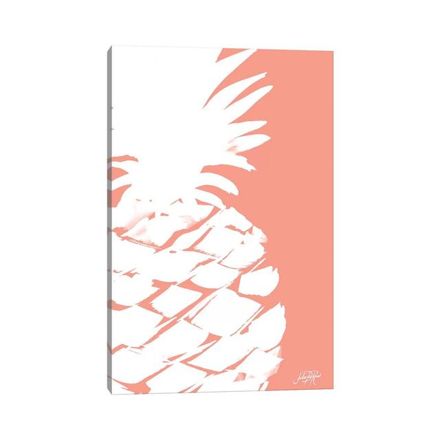 Modern Pineapple II by Julie Derice - Wrapped Canvas Graphic Art Bay Isle Home Size: 101.6cm H x 66.04cm W x 1.905cm D on Productcaster.