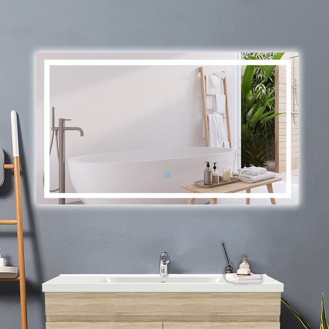 Barrucco Rectangle Mirror Brayden Studio Size: 80cm x 160cm on Productcaster.