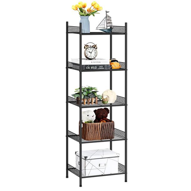 Moyra 144.7cm H x 41.4cm W Steel Standard Bookcase Ebern Designs on Productcaster.