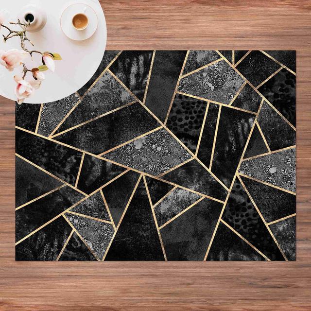 Rectangular Janayla Abstract Machine Woven Area Rug East Urban Home Rug Size: Rectangle 105 x 140cm on Productcaster.