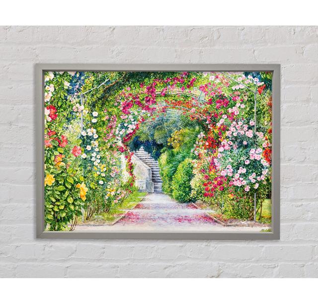 The British Garden Of Flowers Framed Print Bright Star Size: 84.1cm H x 118.9cm W on Productcaster.