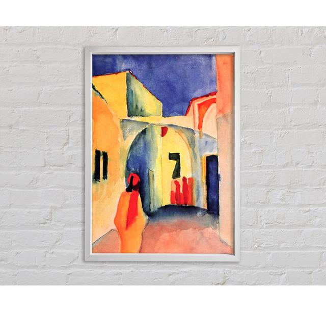 August Macke Look In A Lane Framed Print Bright Star Size: 84.1cm H x 118.9cm W on Productcaster.