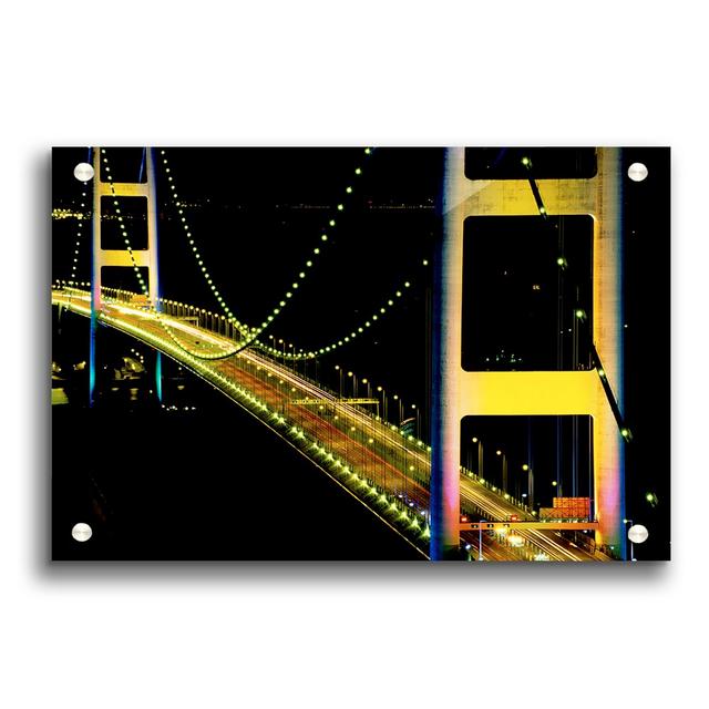 San Francisco Bridge Close up - Unframed Photograph Print on Acrylic East Urban Home Size: 29.7cm H x 42cm W on Productcaster.