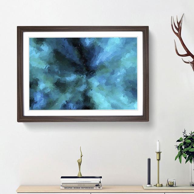 Universe in Abstract Vol.39 in Abstract - Picture Frame Graphic Art Print East Urban Home Size: 27cm H x 36cm W x 2cm D, Frame Option: Walnut Framed on Productcaster.