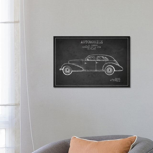 G.M. Buehrig Cord Automobile (Charcoal) III by Aged Pixel - Wrapped Canvas Gallery-Wrapped Canvas Giclée Williston Forge Size: 45.72cm H x 66.04cm W x on Productcaster.