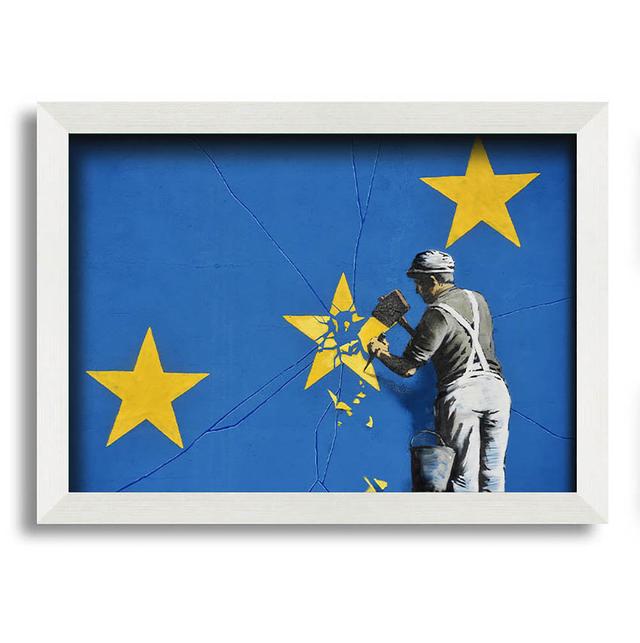 Laytonville Euro Star - Single Picture Frame Art Prints Latitude Run Size: 21cm H x 29.7cm W x 10cm D on Productcaster.