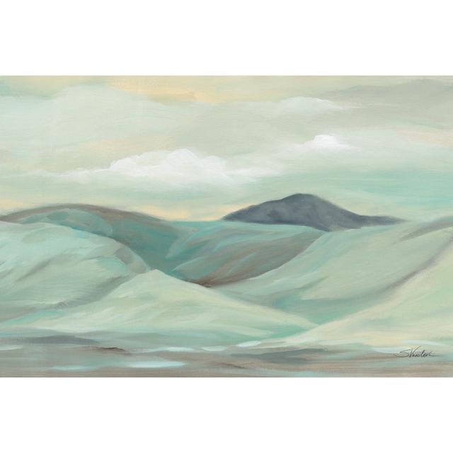 Mint Hills Crop by Silvia Vassileva - Painting on Alpen Home Size: 76cm H x 76cm W x 3.8cm D on Productcaster.