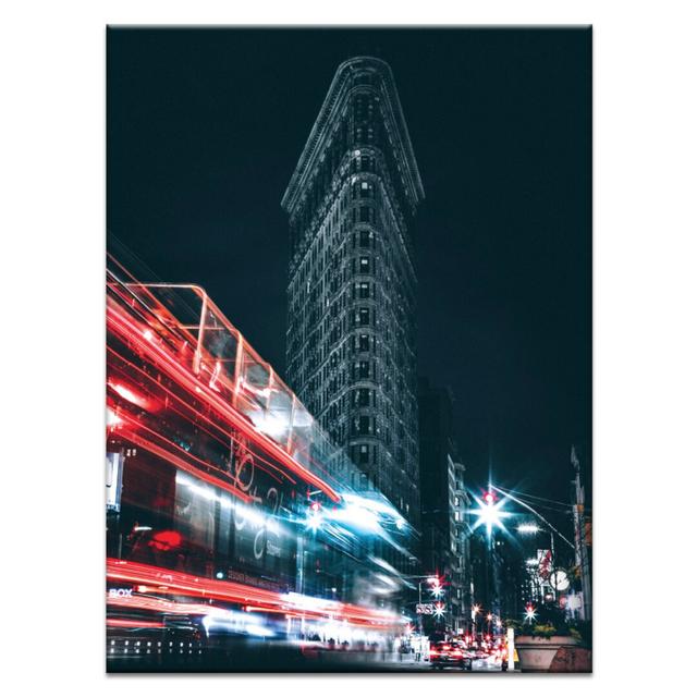 'Flatiron' Framed Photograph on Canvas Latitude Run Format: Wrapped Canvas, Size: 51cm H x 41cm W on Productcaster.