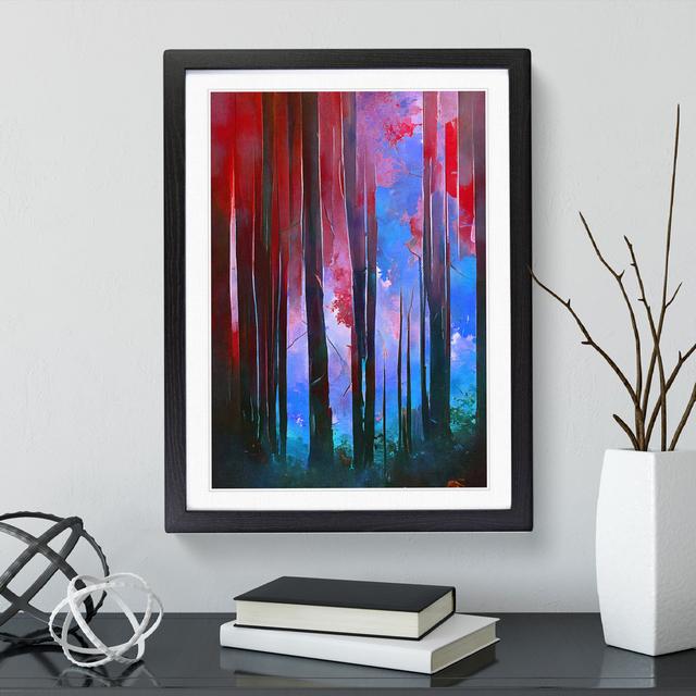 Unique Forest No.6 Abstract - Single Picture Frame Print Alpen Home Frame Colour: Black Framed, Size: 46cm H x 34cm W x 2cm D on Productcaster.