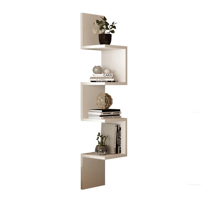 Akshat Wall Shelf 17 Stories Finish: White on Productcaster.