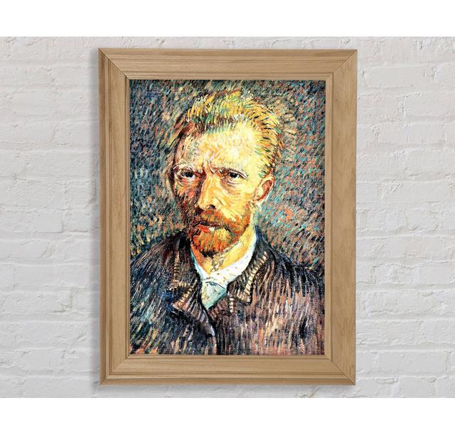 Van Gogh Self Portrait In Brown Shirt - Single Picture Frame Art Prints Bright Star Size: 42cm H x 21cm W x 8cm D on Productcaster.