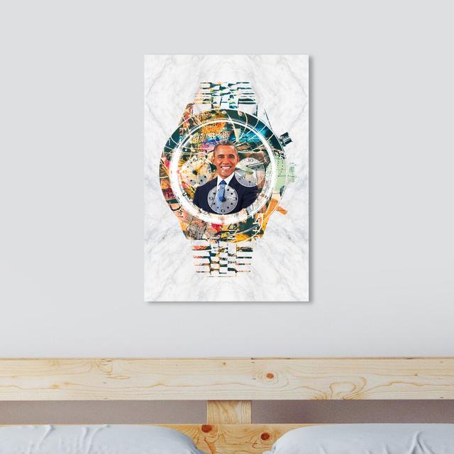 Contemporary President - Graphic Art Print East Urban Home Format: Wrapped Canvas, Size: 91.44cm H x 60.96cm W x 3.81cm D on Productcaster.