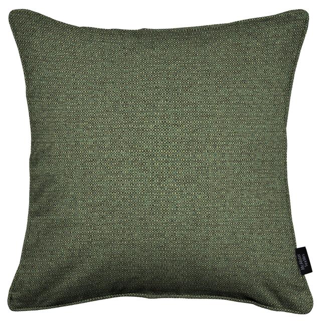 Square Scatter Cushion McAlister Textiles Size: 49cm x 49cm, Fill Material: Cushion Cover Only - No Insert, Colour: Green on Productcaster.