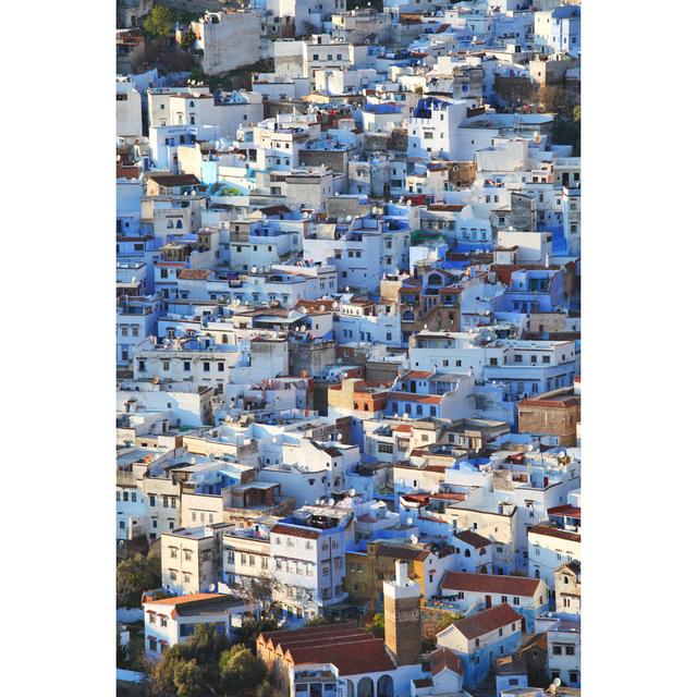 Ansicht von Chefchaouen, Marokko - Drucken 17 Stories Größe: 120 cm H x 80 cm B x 1,8 cm T on Productcaster.