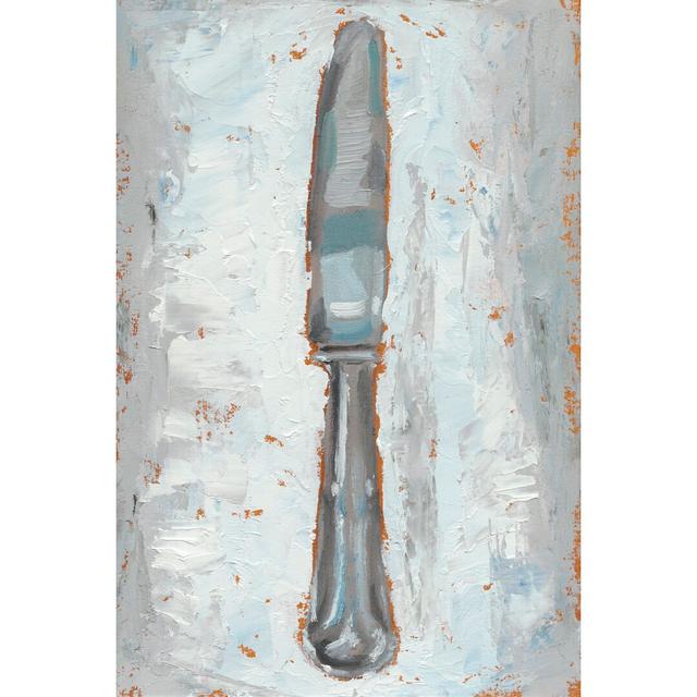 Impressionist Flatware III by Ethan Harper - Wrapped Canvas Painting Brambly Cottage Size: 46cm H x 30cm W x 3.8cm D on Productcaster.