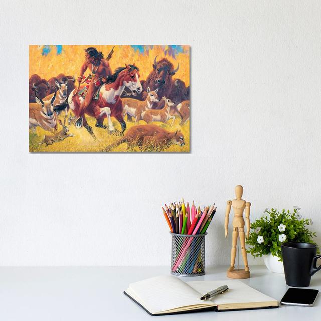 Wildfire By David Mann - Wrapped Canvas Painting - Wrapped Canvas Painting Latitude Vive Size: 20.32cm H x 30.48cm W x 1.91cm D on Productcaster.