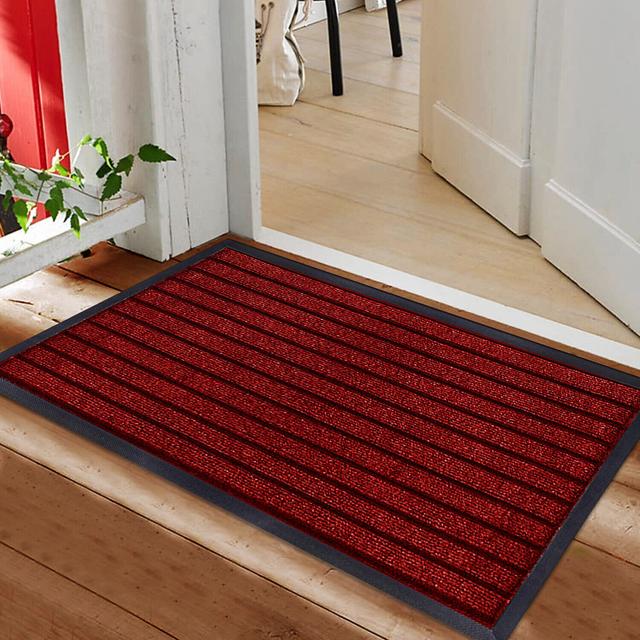 Nakale Halway Kitchen Doormat Brayden Studio Colour: Red, Mat Size: Rectangle W120 x L150 cm on Productcaster.