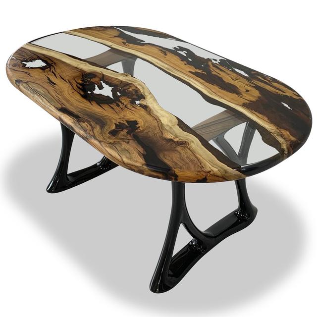 Rhadios Oval Dining Table Arditi Collection Size: H76 x L244 x W122cm on Productcaster.