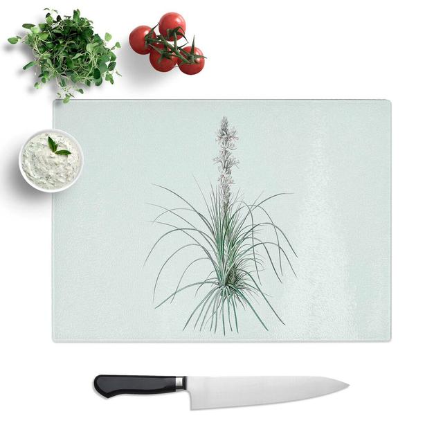 Glass Kings Spear Flowers by Pierre-Joseph Redoute Chopping Board East Urban Home Size: 28.5 cm W x 20 cm L on Productcaster.