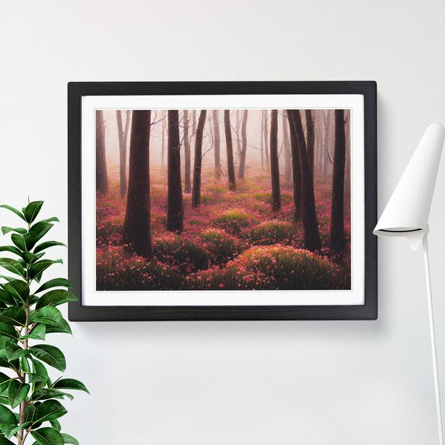 Friendly Spring Forest - Picture Frame Graphic Art Alpen Home Size: 34cm H x 46cm W x 2cm D, Frame Colour: Black on Productcaster.