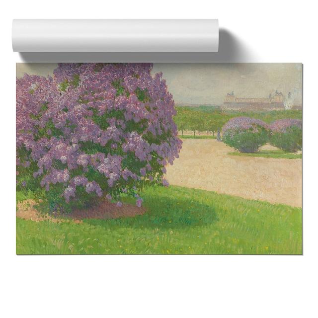 Heros Square with Lilacs by Carl Moll - Unframed Painting East Urban Home Size: 42cm H x 59cm W x 0.1cm D on Productcaster.