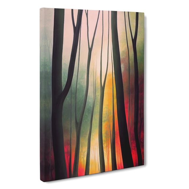 Heart of the Forest - Wrapped Canvas Graphic Art Alpen Home Size: 76cm H x 50cm W x 3cm D on Productcaster.