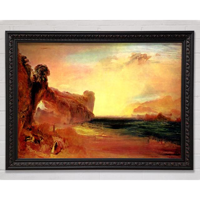 Joseph Mallord Turner Rocky Bay With Figures - Single Picture Frame Art Prints Bright Star Size: 59.7cm H x 84.1cm W x 3cm D on Productcaster.