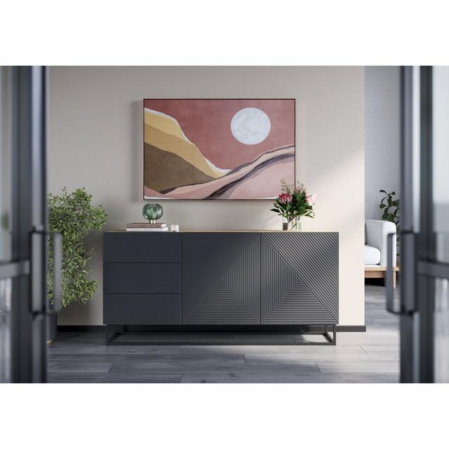 Sideboard Melaher Ebern Designs Farbe: Kunsthandwerk/Rivierstein on Productcaster.