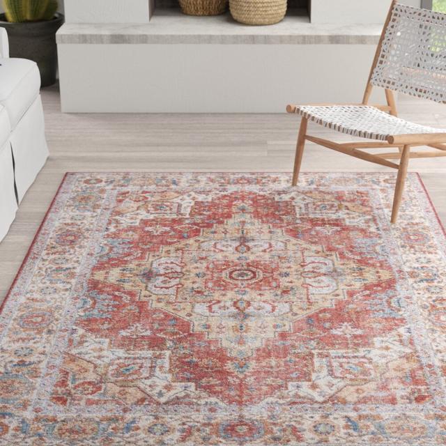 Sylla Tufted Brick Red Rug Nouristan Rug Size: Rectangle 200 x 290cm on Productcaster.