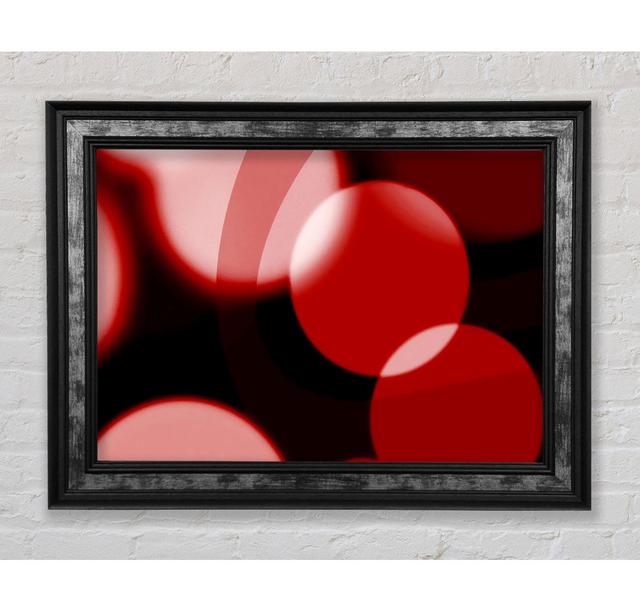 Red Disco Lights - Picture Frame Art Prints Bright Star Size: 42cm H x 59.7cm W x 8cm D on Productcaster.