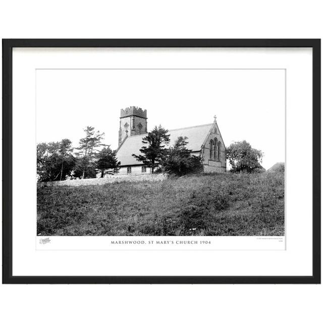 'Marshwood, St Marys Church 1904' by Francis Frith - Picture Frame Photograph Print on Paper The Francis Frith Collection Size: 28cm H x 36cm W x 2.3c on Productcaster.