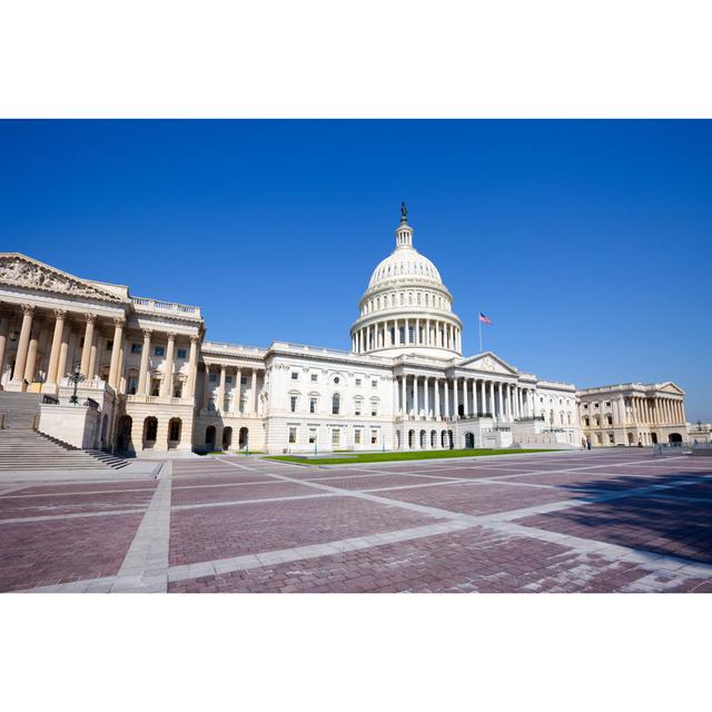 US Capitol Building - Wrapped Canvas Print 17 Stories Size: 81cm H x 122cm W on Productcaster.