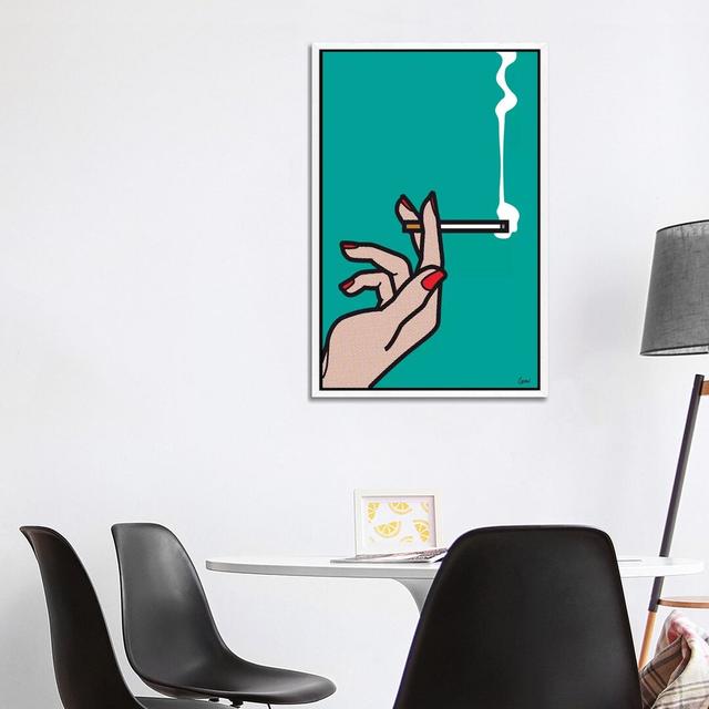 Mad Men #1 by Grégoire Léon Guillemin - Print on Canvas 17 Stories Format: White Framed, Size: 101.6cm H x 66.04cm W x 3.81cm D on Productcaster.