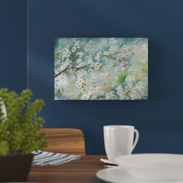 Cherry Blossoms II by Tre Sorelle Studios - Wrapped Canvas Print East Urban Home Size: 91.44cm H x 60.96cm W on Productcaster.