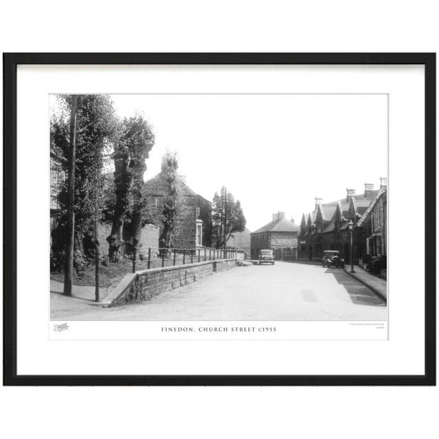 'Finedon, Church Street C1955' by Francis Frith - Picture Frame Photograph Print on Paper The Francis Frith Collection Size: 28cm H x 36cm W x 2.3cm D on Productcaster.