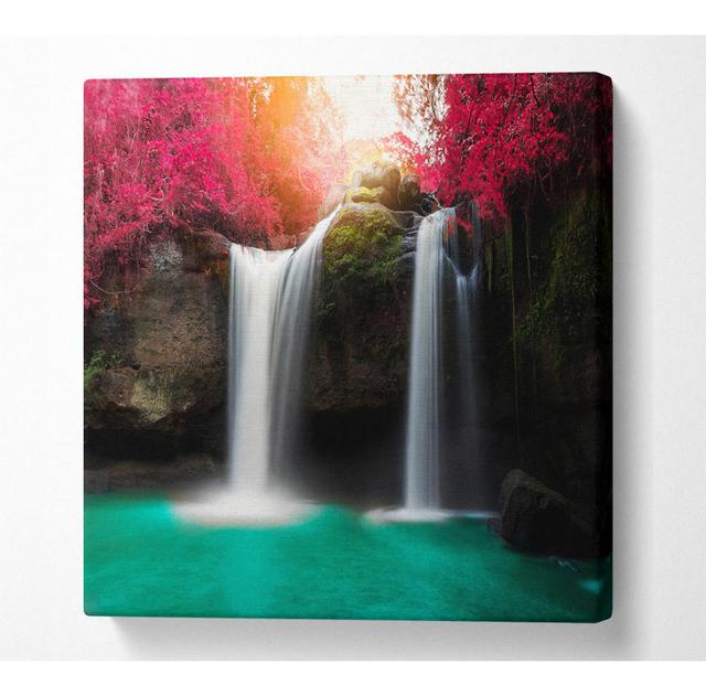 Caldicott Pink Tree Beauty 5 - Wrapped Canvas Art Prints Alpen Home Size: 101.6cm H x 101.6cm W x 10cm D on Productcaster.