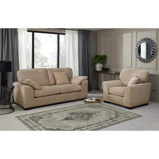 Maribel 3 - Piece Living Room Set Brayden Studio Upholstery Colour: Mink on Productcaster.