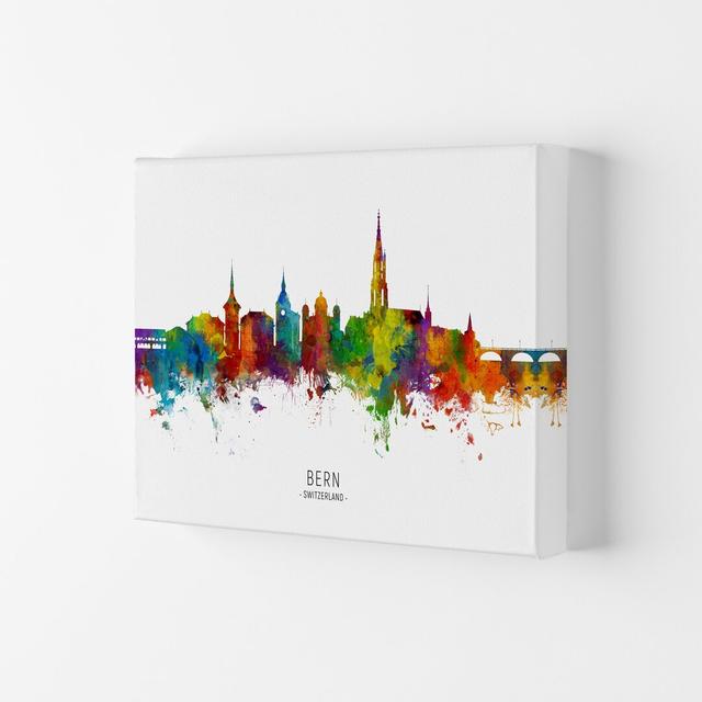 Bern Switzerland Skyline by Michael Tompsett - Print Latitude Run Format: Wrapped Canvas, Size: 59.4cm H x 84cm W x 4cm D on Productcaster.