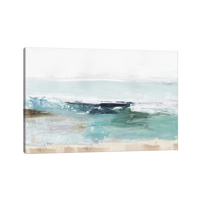 Emerald Waters by Tom Reeves - Wrapped Canvas Painting ClassicLiving Size: 101.6cm H x 152.4cm W x 3.81cm D on Productcaster.