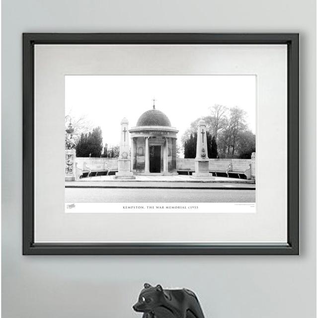 'Kempston, the War Memorial C1955' - Picture Frame Photograph Print on Paper The Francis Frith Collection Size: 28cm H X 36cm W x 2cm D on Productcaster.